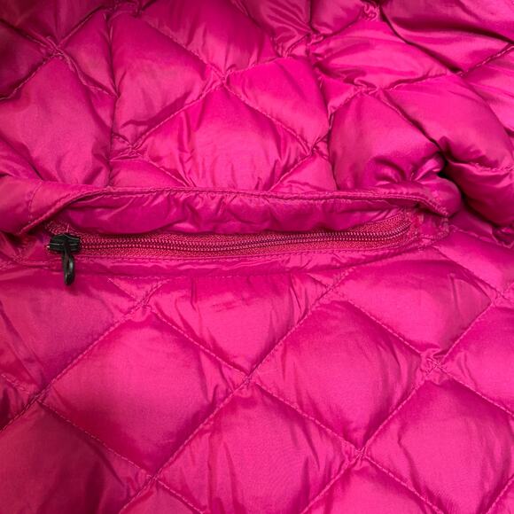 The North Face women’s hot pink Tyndall 550 Down mid-length puffer jacket Medium - Picture 9 of 16